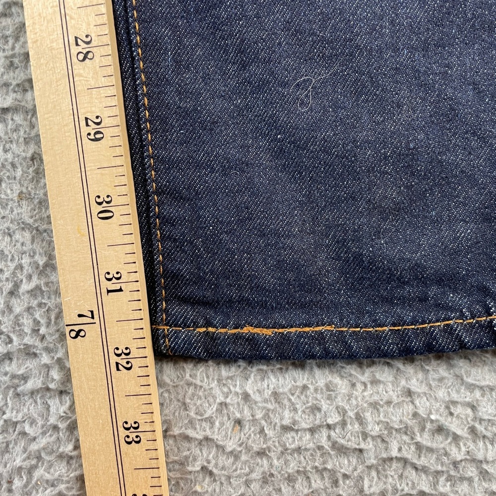 Levi's Jeans Mens 33x32 Blue Skinny Taper Premium Dark Wash Denim Pants - Picture 6 of 11